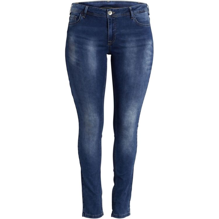 Jeans med rå slittage
