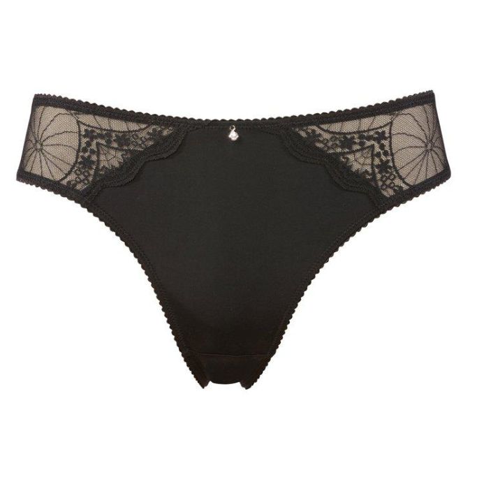 Fine blonde tai trusser