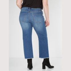 Zoey Sky Wide Jeans i demin