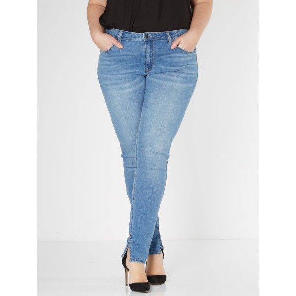Zoey Aliza jeans i plussize størrelser