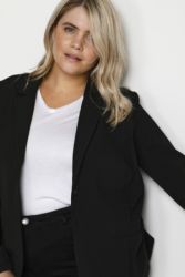 KCjia Blazer sort  til alle curvy piger