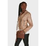 No. 1 By OX Crossbody Clutch i Mørk Cognac