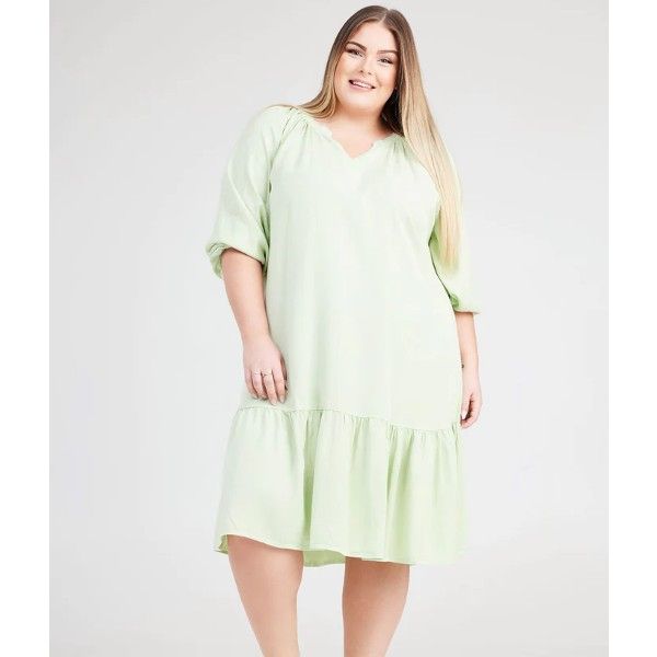 No. 1 By OX Flare Sommer Kjole mint