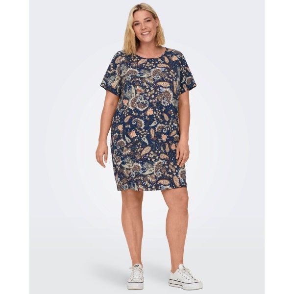 Only Carmakoma CarLuxiva Tunic Kjole i plus size