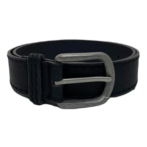 Fasion Bælte i sort imiteret læder