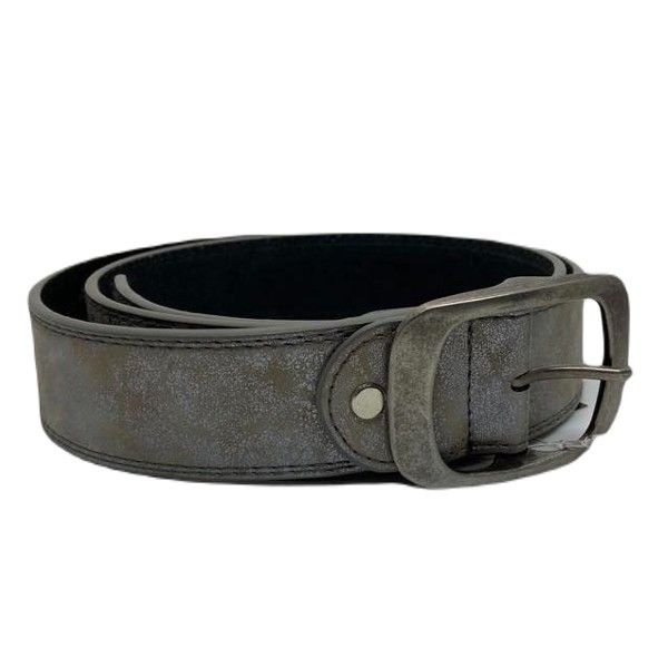 Lisbeth Merrild bælte imiteret læder gråmeleret