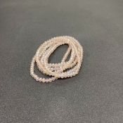 Halskæde eller armbånd beige 1