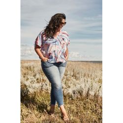 Zoey Landry Top og Zoey Fia jeans denim