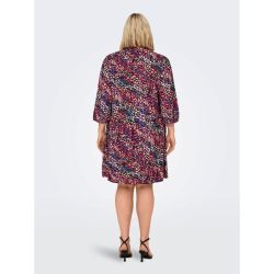 Curvy Viscose Kjole bagfra