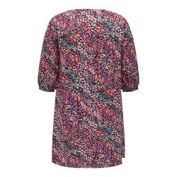 Curvy Viscose Kjole set bagfra
