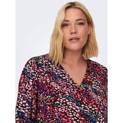 Curvy Viscose Kjole super flot v-hals