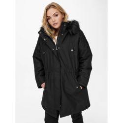 Curvy jakke i plussize. Lang og varm