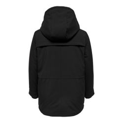 Curvy Foret Parka sort bagfra