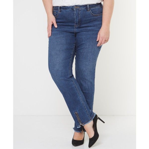 Zoey Sonja jeans denim med slids
