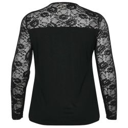 KClaura langærmet T-shirt plussize bagfra