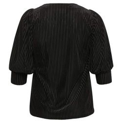 KCcacanna Bluse  set bagfra sort