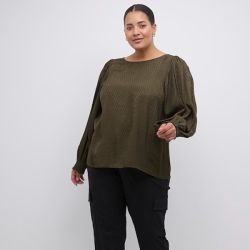 KCjuliet Bluse Forrest Night i plussize