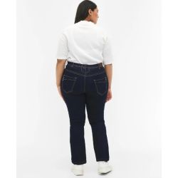 Vilma jeans med høj talje set bagfra