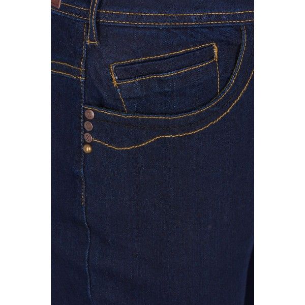 Vilma jeans med høj talje sidelomme