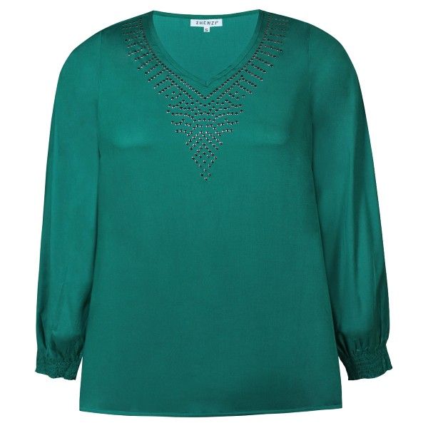 Zhenzi Karla Bluse Evergreen
