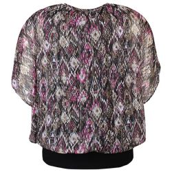 Zhenzi Itzel Bluse Brun set bagfra