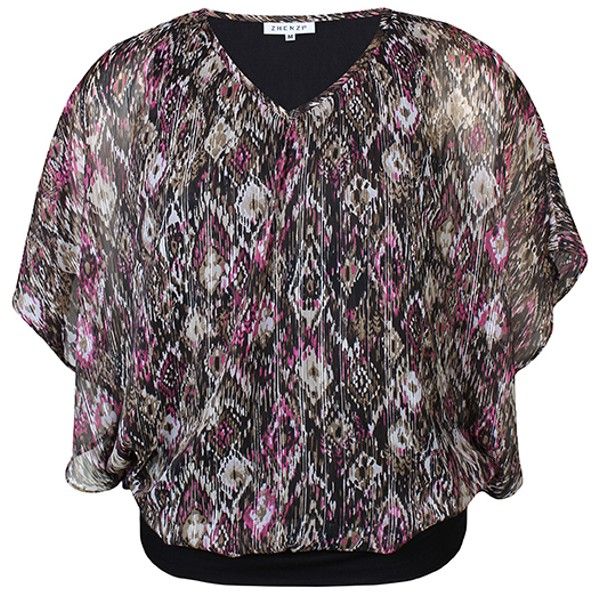 Zhenzi Itzel Bluse Brun