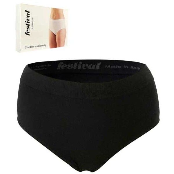 Festival Microfiber trusse Sort alle plussize størrelser