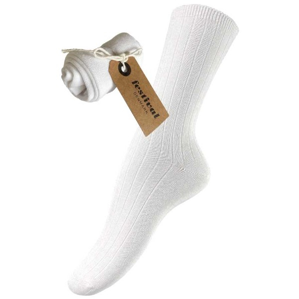 Festival Bambus Strømper hvid 00 - størrelse ONESIZE (37/41)