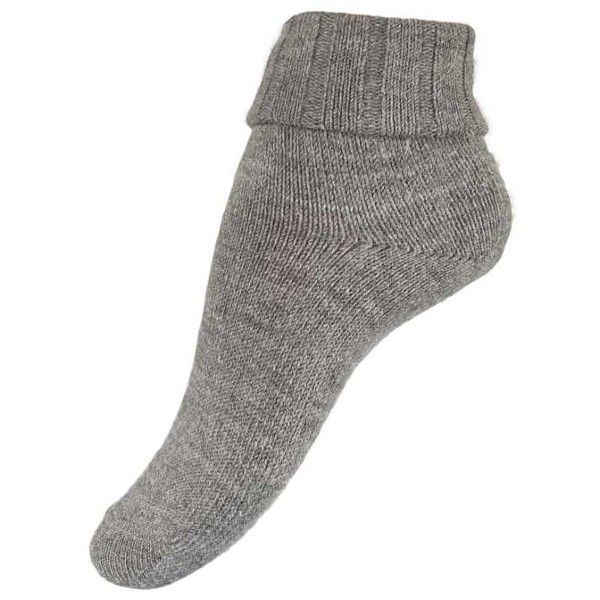 Festival Alpaka Uldstrømpe Lys Grå