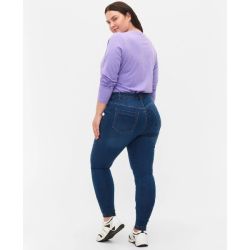 Janna Jeggings bomulds blanding denim bagfra