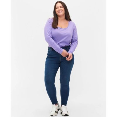 Janna Jeggings bomulds blanding denim