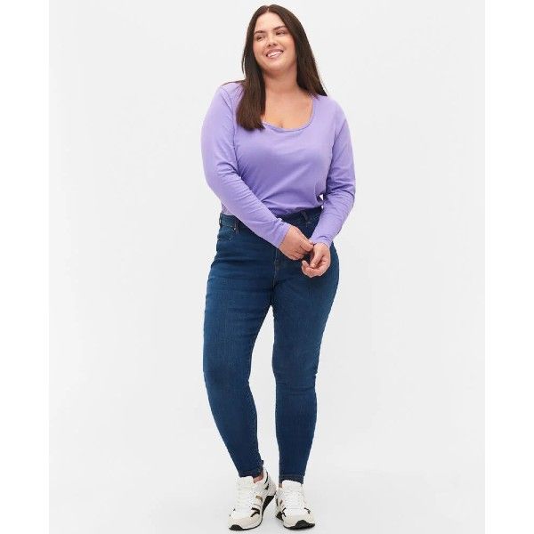 Janna Jeggings bomulds blanding denim
