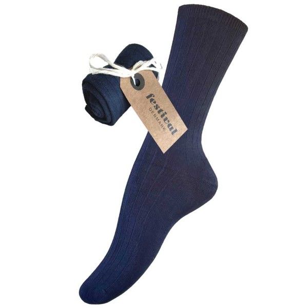 Festival Bambus viscose strømper 42/46 Blue Print 48