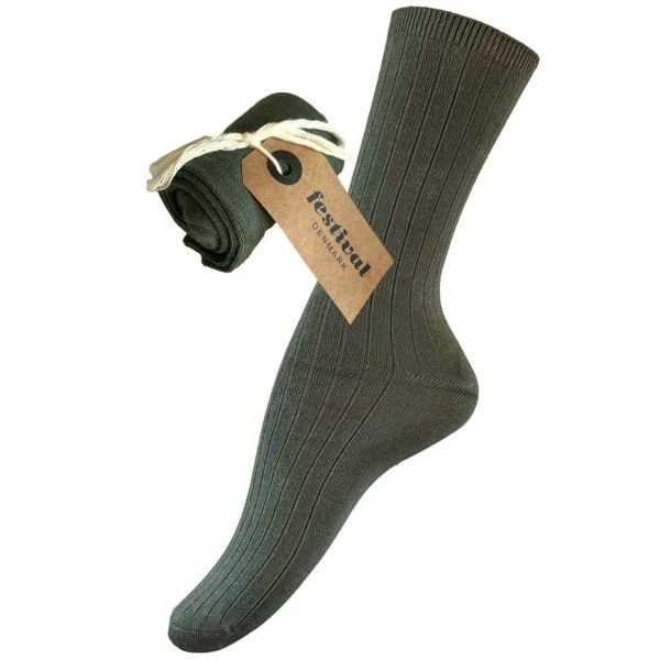 Festival Bambus viscose strømper 42-46 Forrest 59