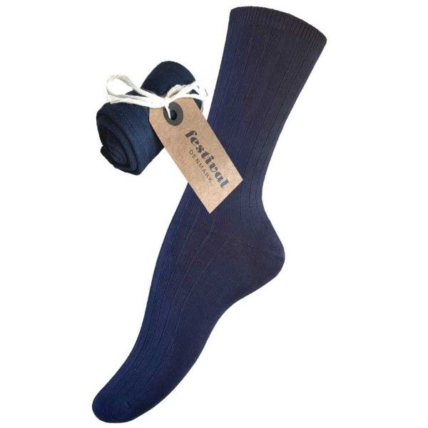 Festival Bambus Strømper Blue Print 48