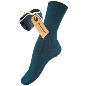 Festival Bambus Strømper Blue Petrol 57