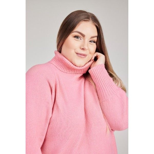 No. 1 By Ox Strikktrøje Rose Pink