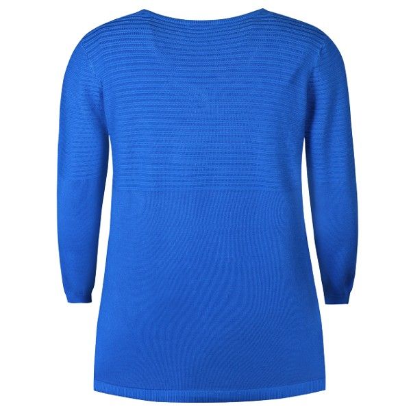 Zhenzi Kogle 085 Pullover Blå set bagfra
