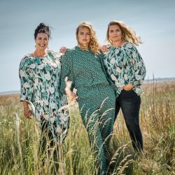 Zoey Sofia Bluse og pants plussize