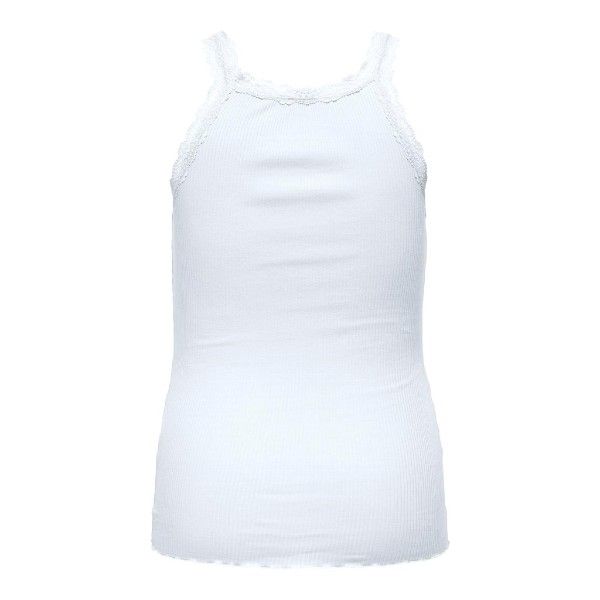 Only Carmakoma Top Hvid set bagfra