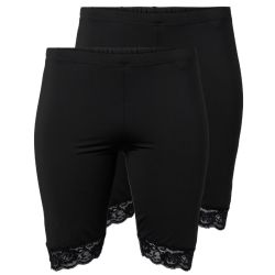 Zizzi 2-pak cykelshorts med blonde