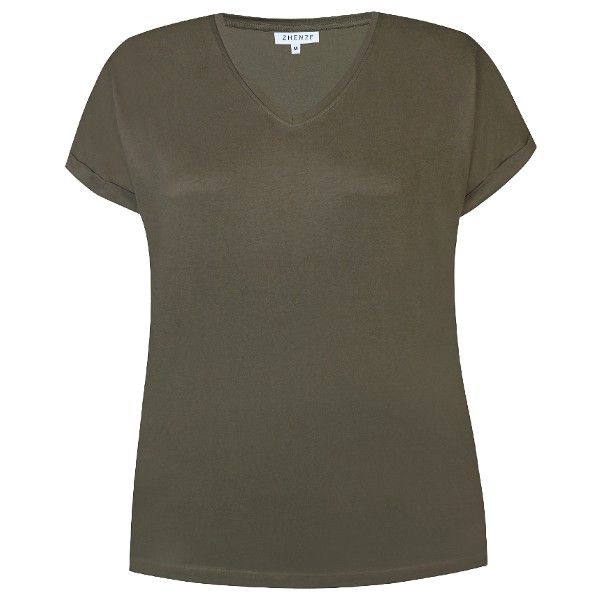 Zhenzi Bomulds T-Shirt Army 200178