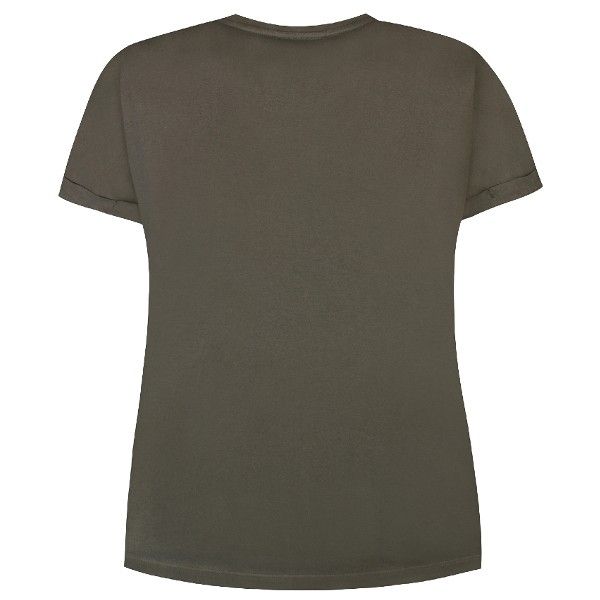 Zhenzi Bomulds T-Shirt Army bagfra