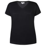 Zhenzi Bomulds T-Shirt Sort 200178