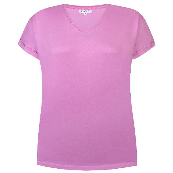 Zhenzi Bomulds T-Shirt Pink 200178