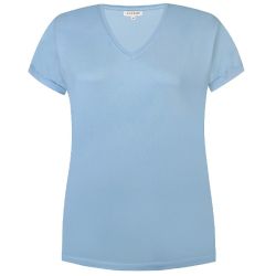 Zhenzi Bomulds T-Shirt Lys blå 200178