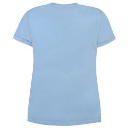 Zhenzi Bomulds T-Shirt Lys blå bagfra