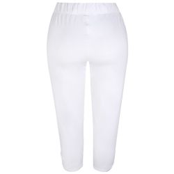 Zhenzi Capri Leggings Hvid bagfra