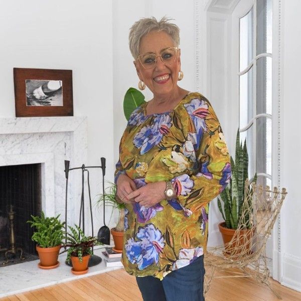 Fantastisk NO. 1 by OX Blomstret Bluse 