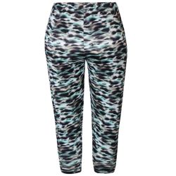 Zhenzi Susa Leggings plussize i flot print set bagfra